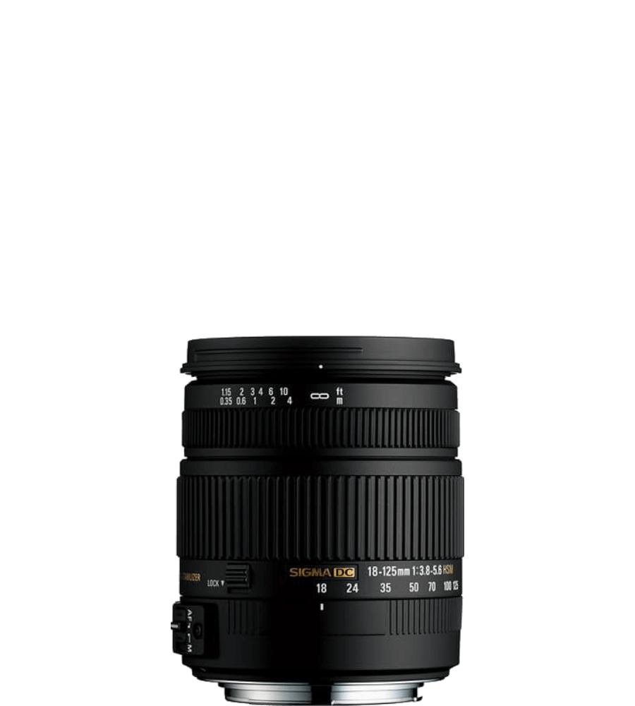 18-125mm F3.8-5.6 DC OS HSM / DC HSM | Lenses | SIGMA Corporation