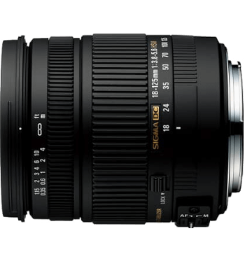 18-125mm F3.8-5.6 DC OS HSM / DC HSM