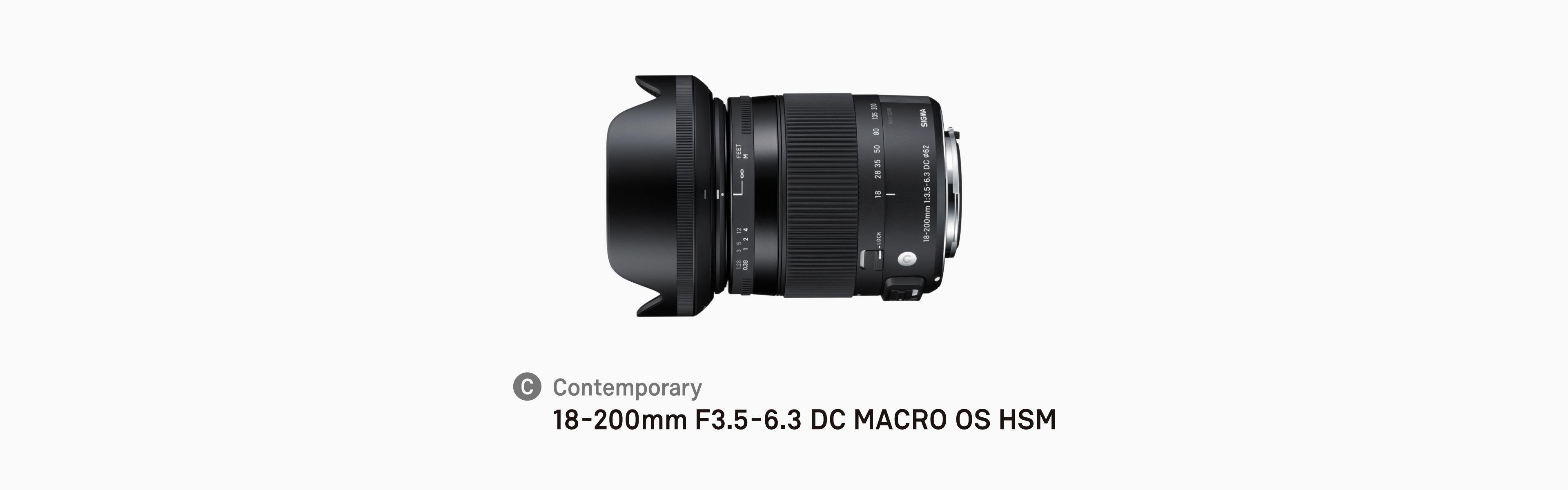 18-200mm F3.5-6.3 DC MACRO OS HSM | Contemporary | Lenses | SIGMA