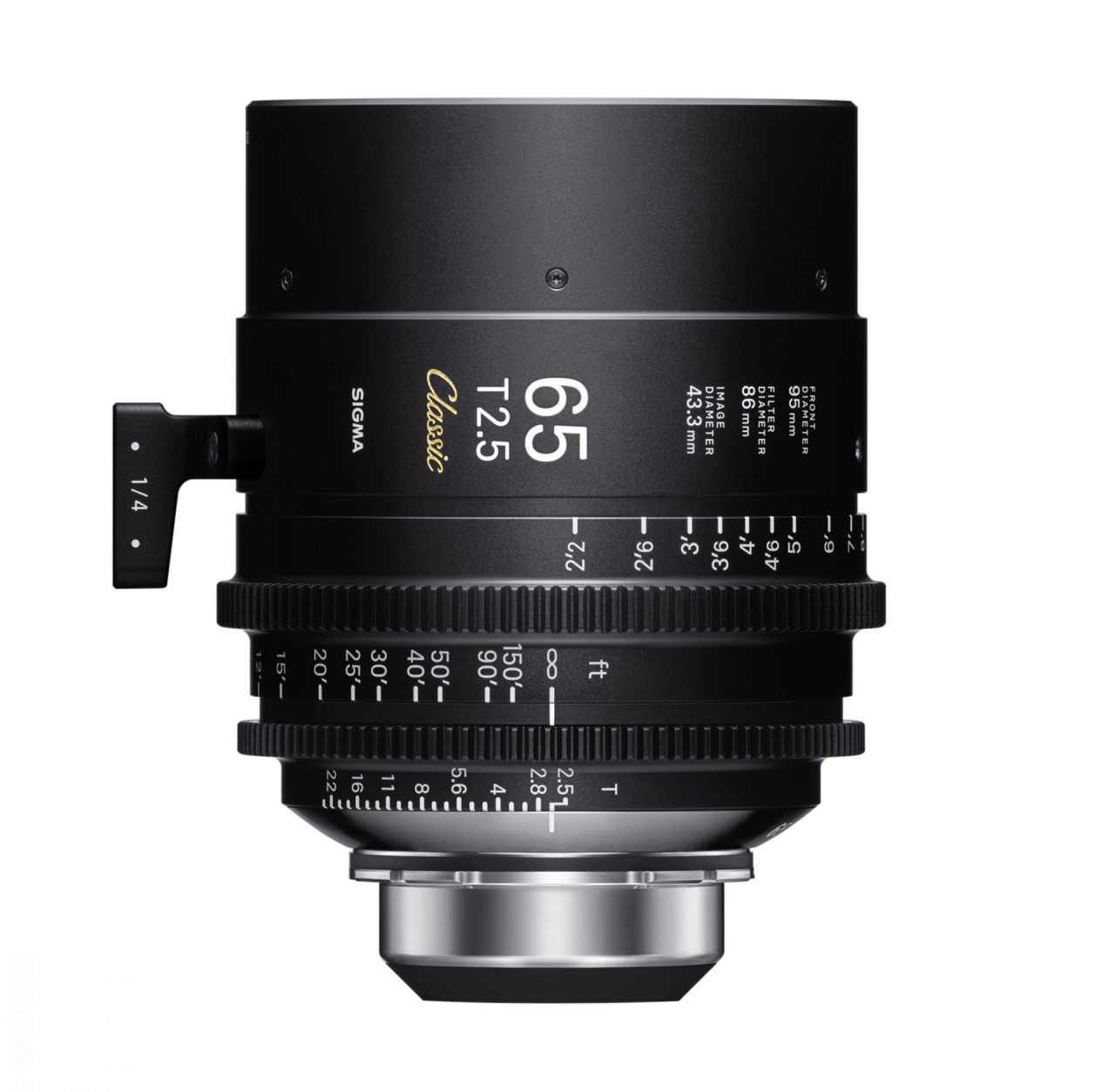 SIGMA CINE LENS FF High Speed Prime Line 65mm T1.5 FFおよびFF Classic