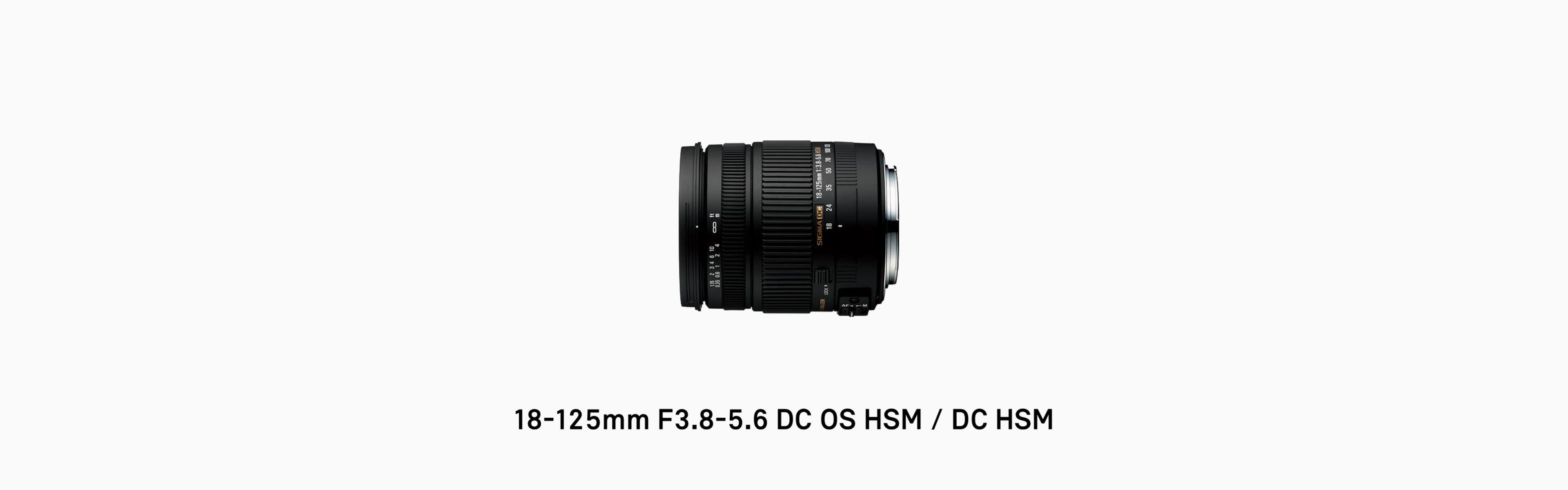 【美品】 SIGMA ZOOM 18-125mm DC OS HSM EF