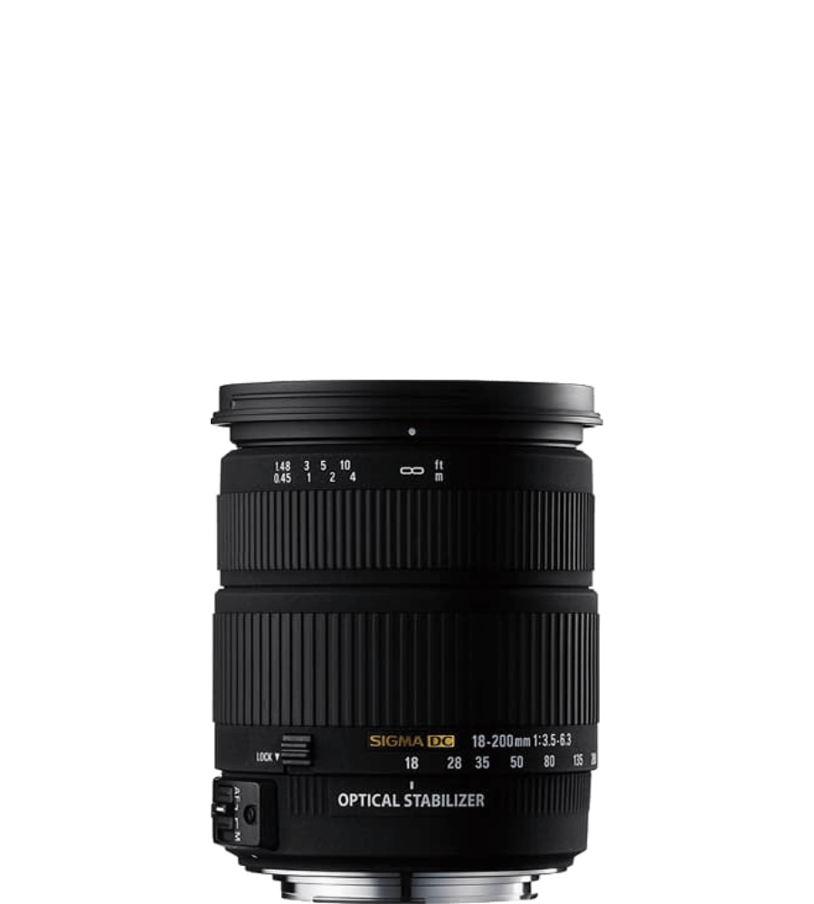 18-200mm F3.5-6.3 DC OS / DC OS HSM | レンズ | SIGMA | 株式