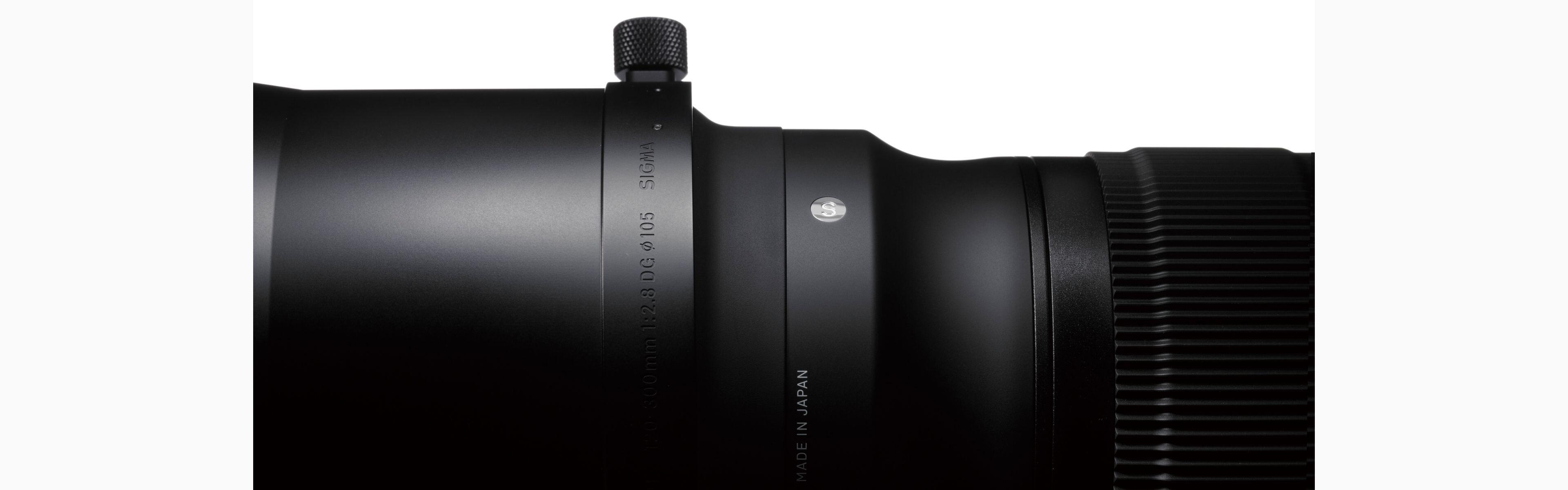 SIGMA 120-300mm F2.8 DG OS HSM／純正保護フィルタ付カメラ